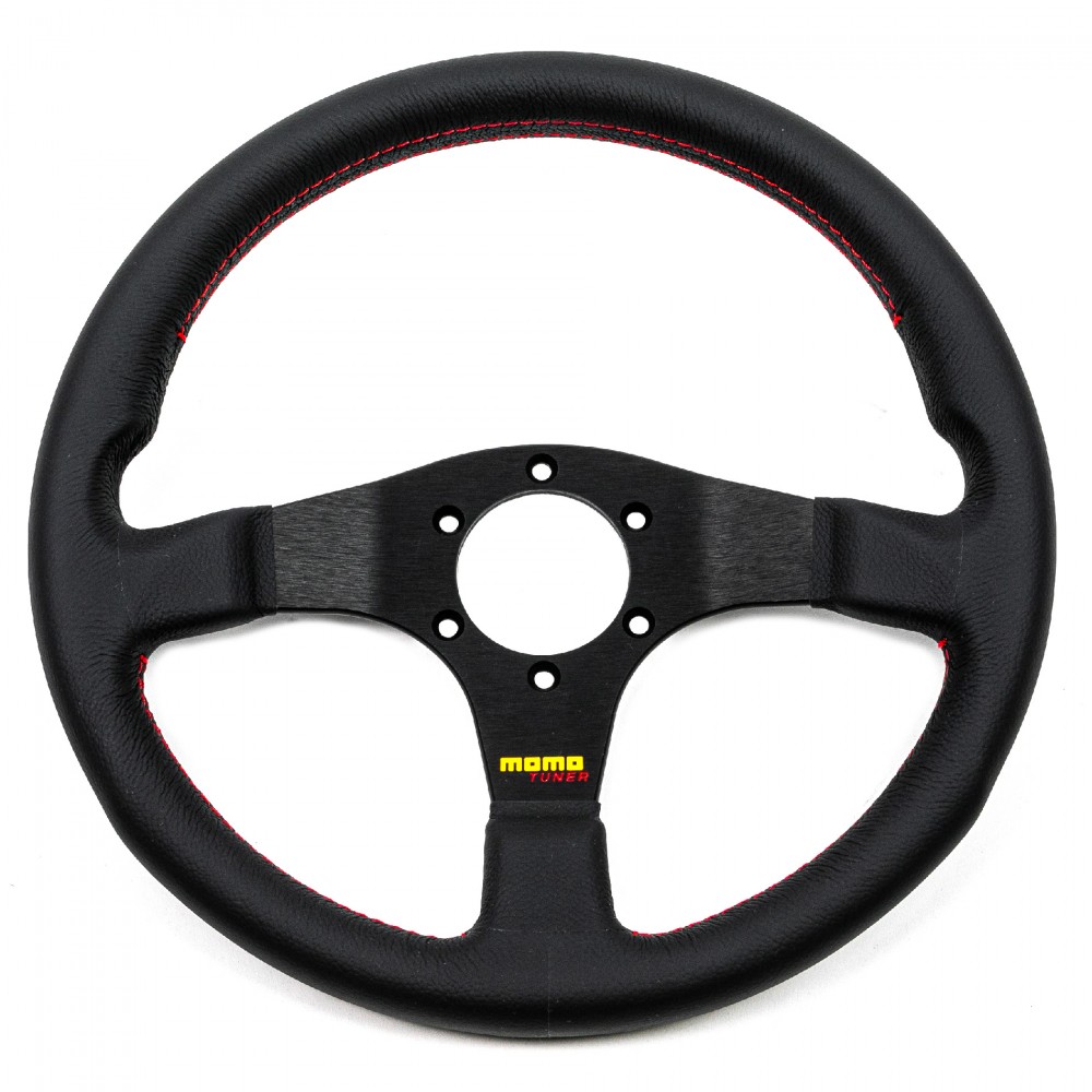 RSeat Europe SimracingBundle Momo Tuner Leather Steering Wheel
